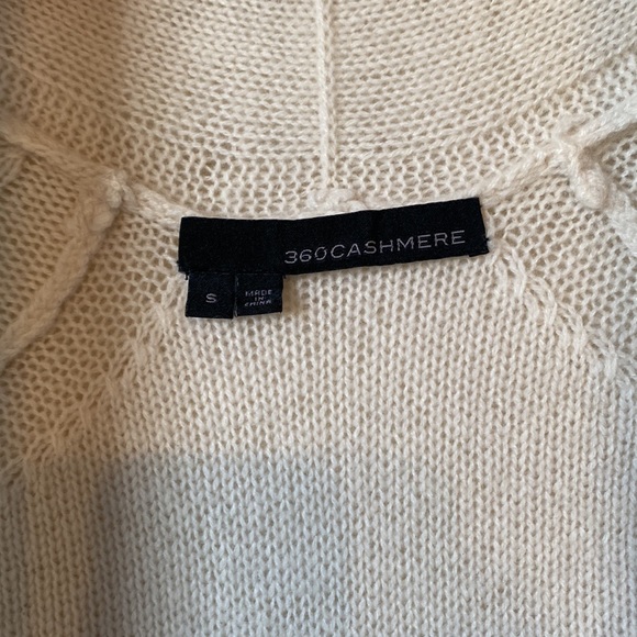 360 CASHMERE Open Front Cardigan Size Small - Picture 11 of 12